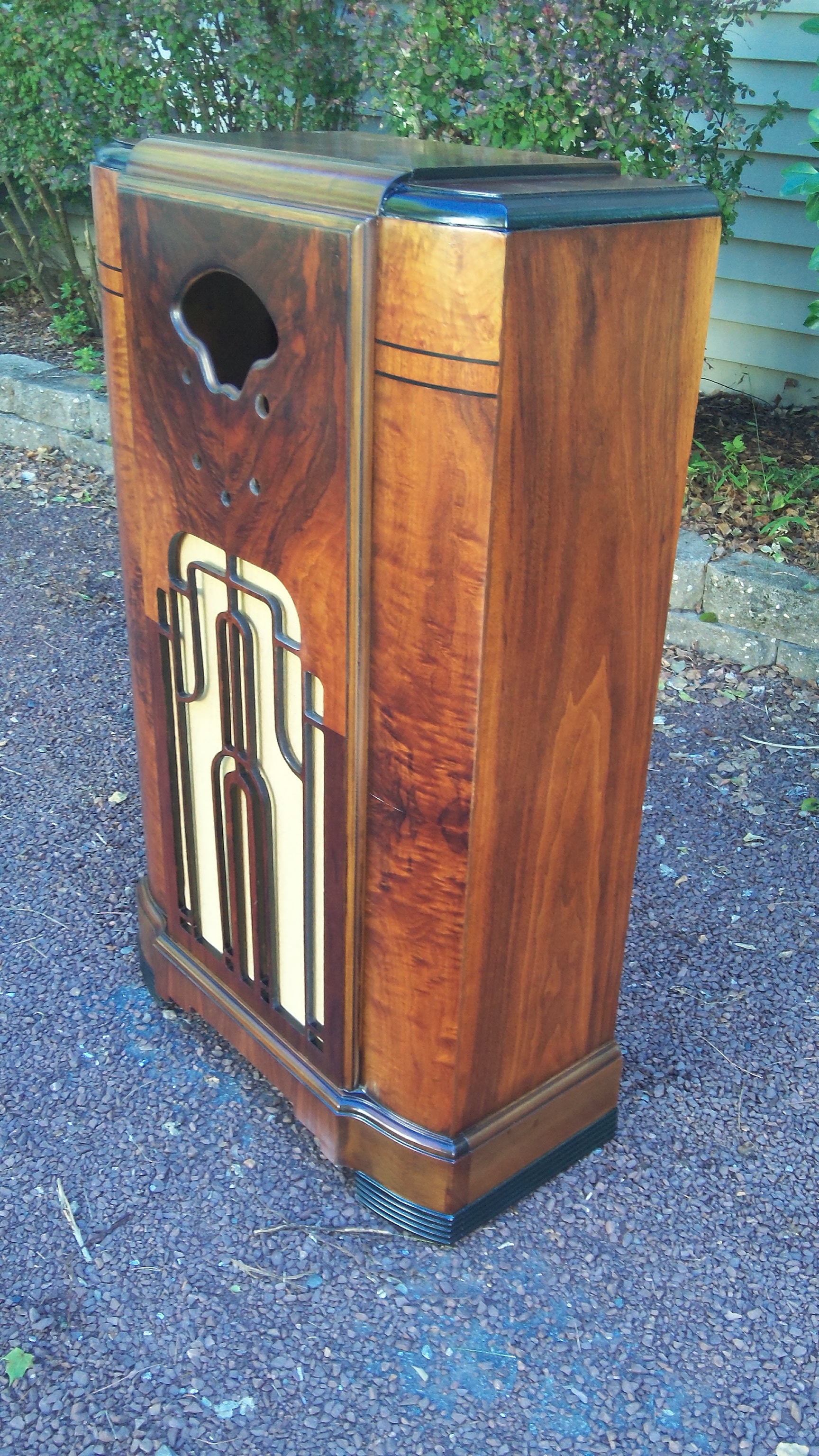 Vintage Radio Cabinet Refinishing And Restoration Furniture